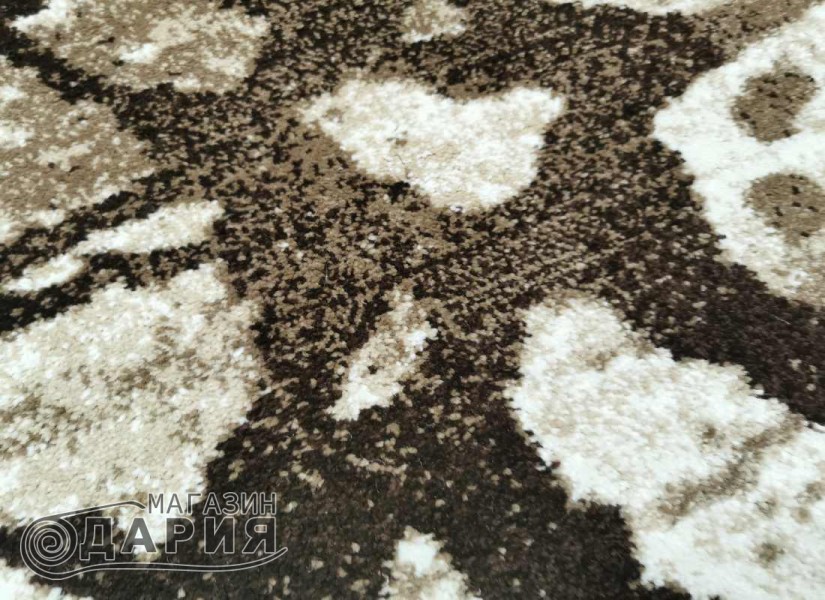 Тъкан килим MAGNOLIA 563 cream/orange кръг